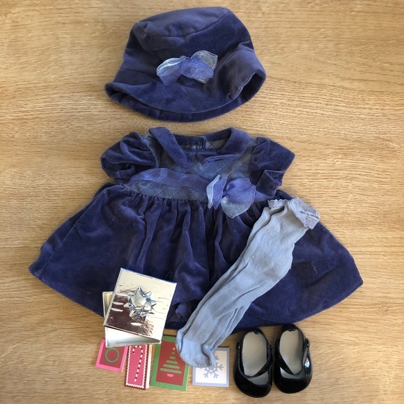 blue velvet holiday dress